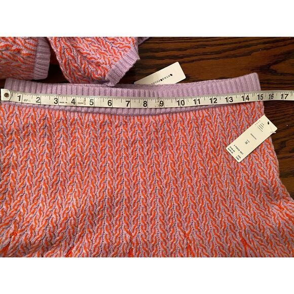 Anthropologie -Maeve Colorblocked Knit Skirt Set - Picture 6 of 8